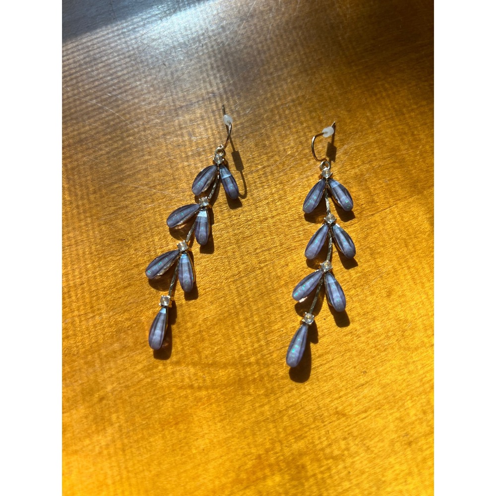 Drop Earrings Gray Sparkle Gold Women Accessories Formal Party‎